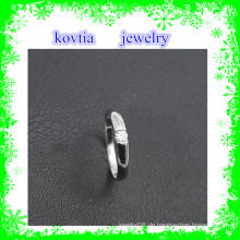 Heiße Verkauf 925 silberne Schmucksachen preiswerte Diamanthochzeitsringe für Frauen einzigartiger Hochzeits-italienischer silberner Ring